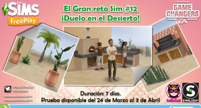 Los Sims Gratuito: Guía del Gran Reto Sim #12 – ¡Duelo en el Desierto!