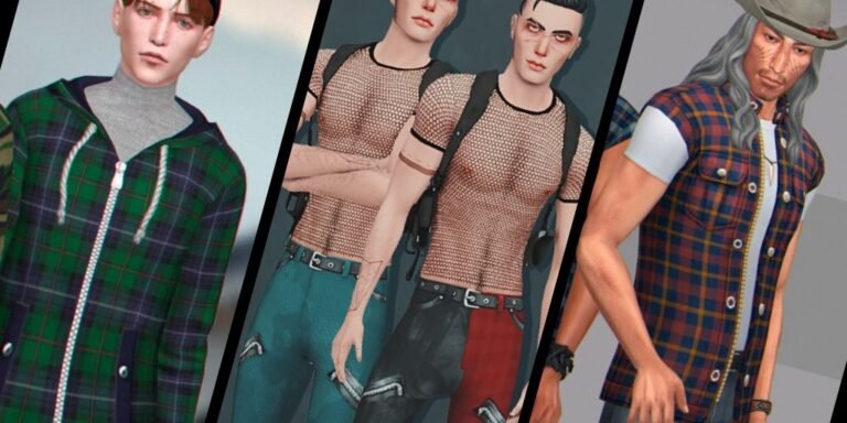CC: Ropa para chicos de Los Sims 4