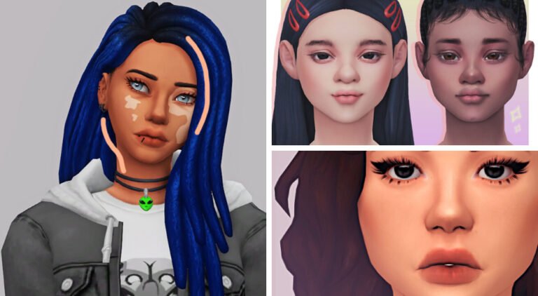 CC: 3 Pieles personalizadas para hacer únicos a tus Sims
