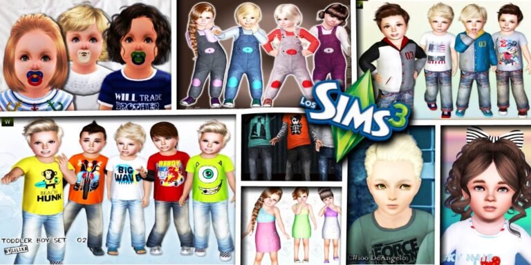 CC: Peinados Y Ropa para Infantes en Los Sims 3