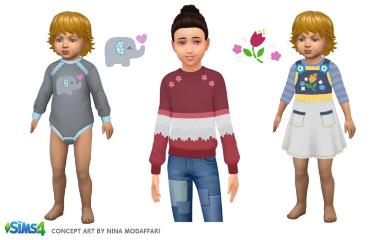 Arte Conceptual: Los Sims 4 Portentos del Punto por @SimGuruBat