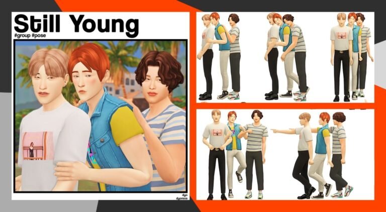 CC: Poses de amigos por Dyoreos