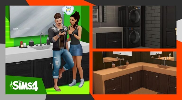 CC: Los Sims 4 Baño Chic Pack de Contenido Personalizado por Littledica