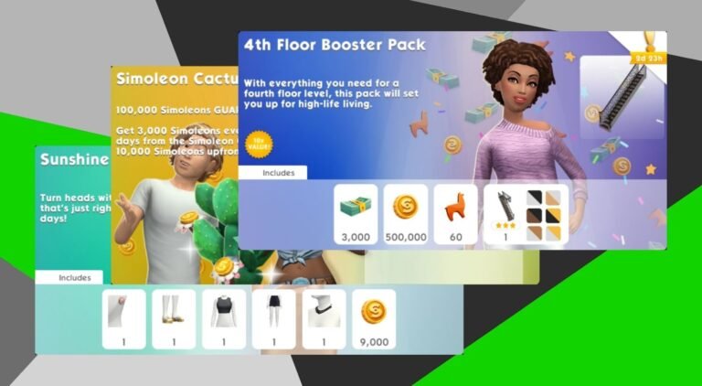 Los Sims Móvil: ¡Nuevos packs de agosto!