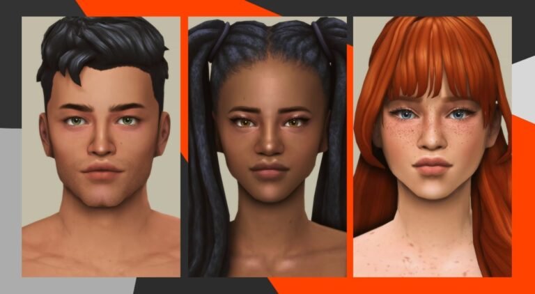 Sims: Cinco Sims únicos creados por DOGSILL