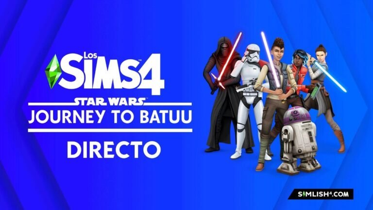 Retransmisión de nuestro directo de Los Sims 4 Star wars Viaje a Batuu Pack de Contenido