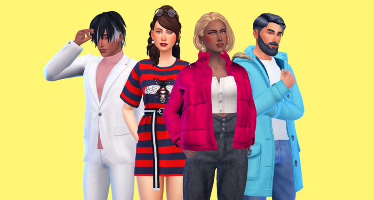 ¡Viernes de CC! 20 geniales looks de CC para tus Sims