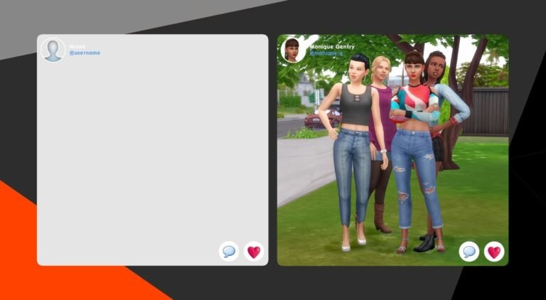 Ya puedes crear tus hermosas fotos en Simstagram con esta genial plantilla