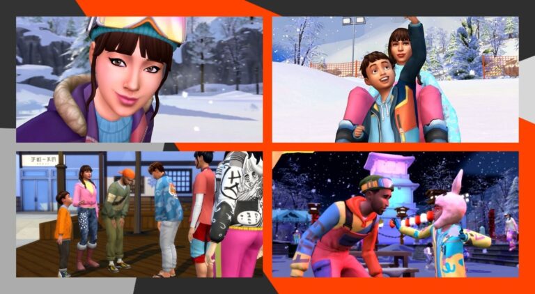 165 imágenes del tráiler de Los Sims 4 Escapada en la Nieve