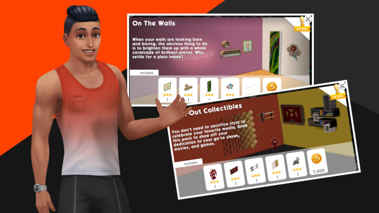 Decoraciones de pared para Los Sims Móvil