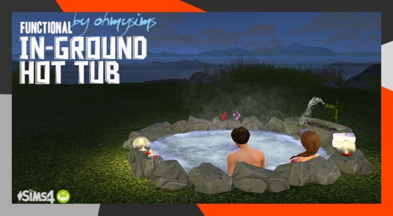 Mod: Aguas termales para Los Sims 4