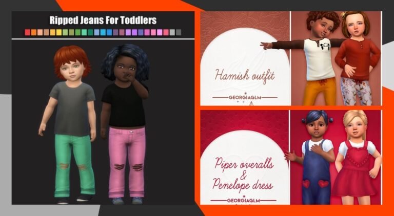 CC: Ropa para infantes en Los Sims 4