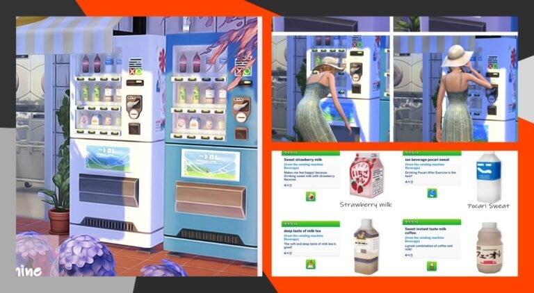 Mod: Máquinas Expendedoras Funcionales para Los Sims 4