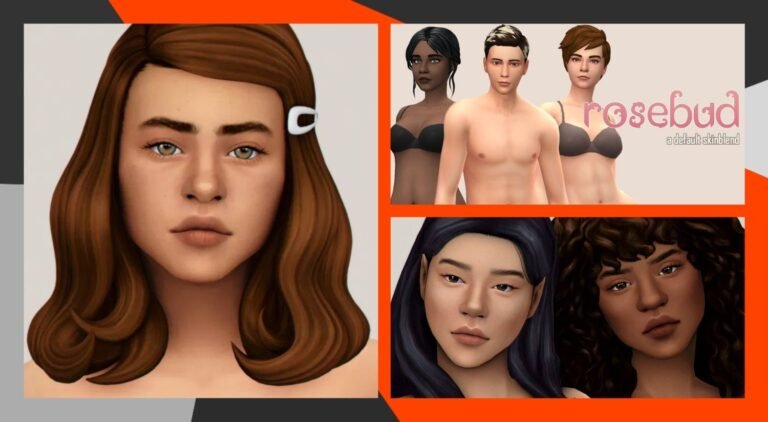 CC: Top 5 pieles para tus Sims en Los Sims 4