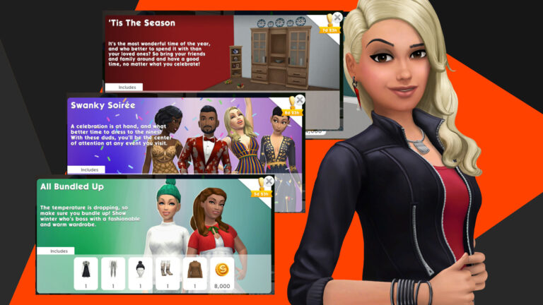 7 nuevos packs llegan en diciembre 2020 a Los Sims Móvil
