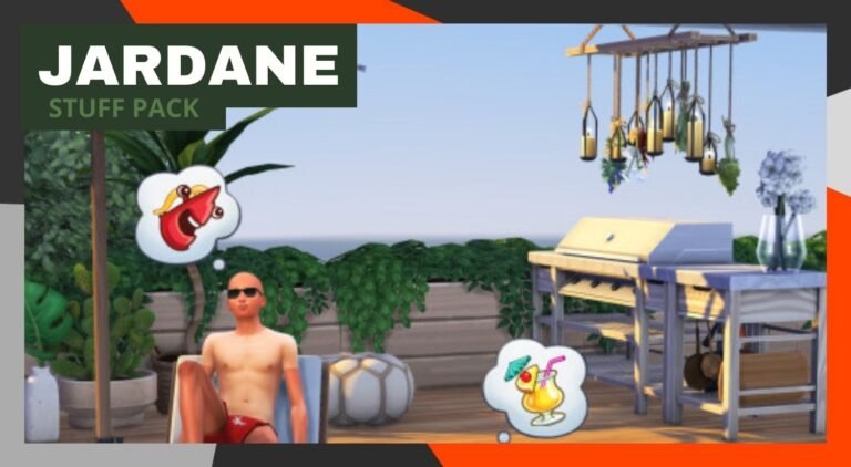 CC: Jardane – Pack de accesorios de CC por Felixandre x Harrie en Los Sims 4
