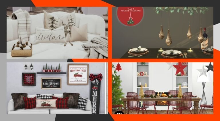 CC: Deco Navidad 2020 en Los Sims 4