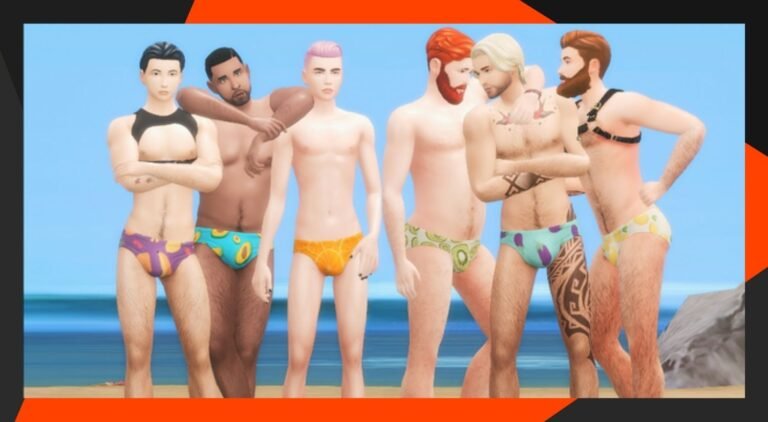 CC: Colección trajes de baño en Los Sims 4