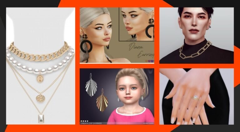 CC: Top 5 joyería glam en Los Sims 4