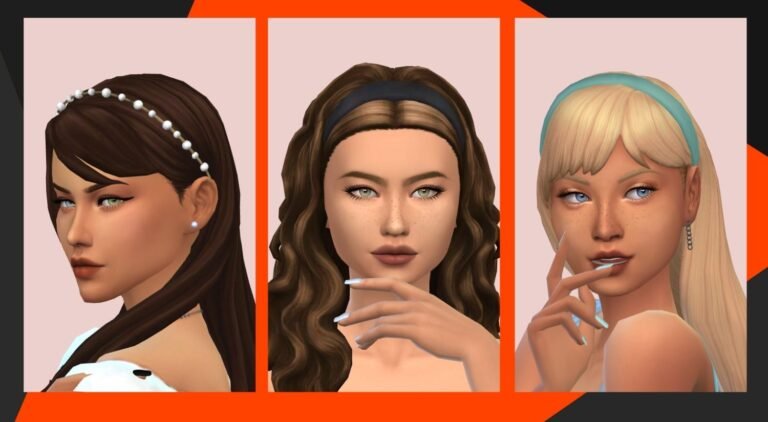 CC: Top 10 cabellos con diademas para mujeres en Los Sims 4