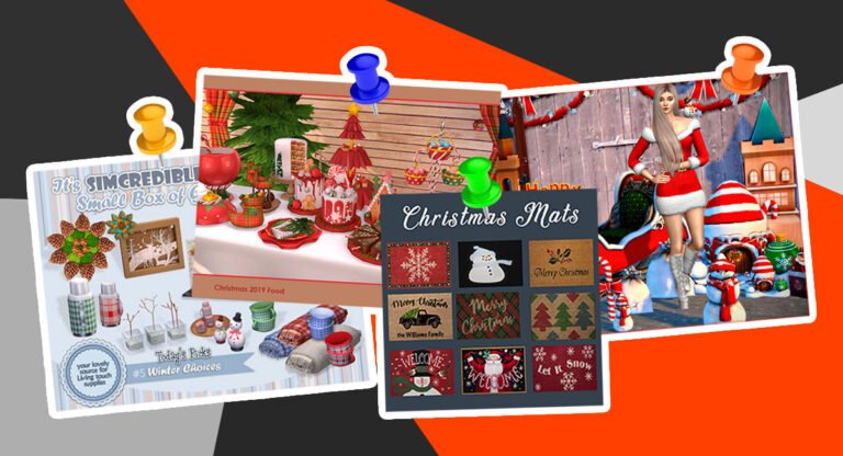 CC: Llena de emoción navideña tus partidas de Los Sims 4