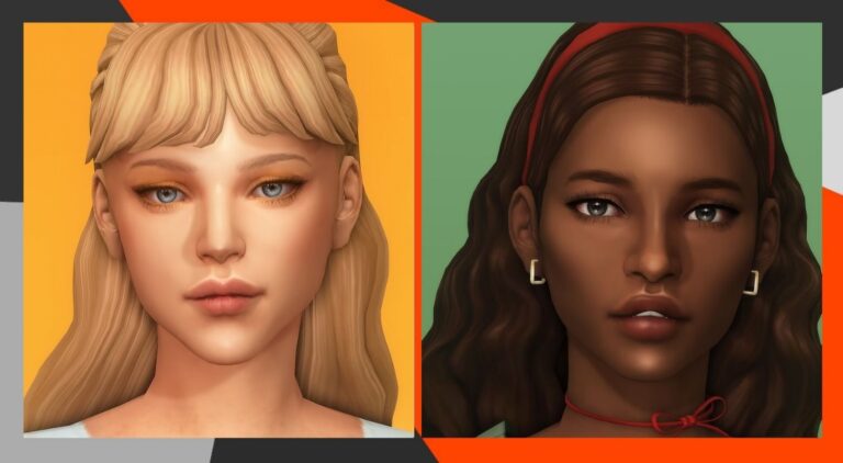 CC: Top cabellos del creador Dogsill para Los Sims 4.