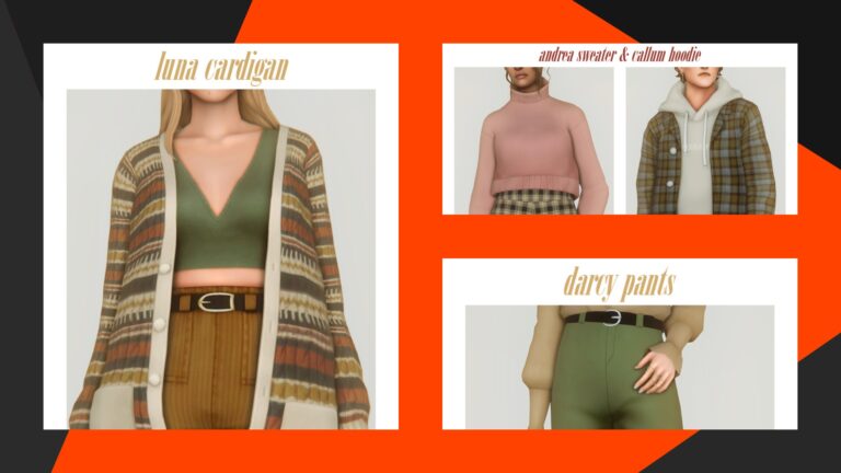 Las mejores ropas de Clumsyalien para Los Sims 4