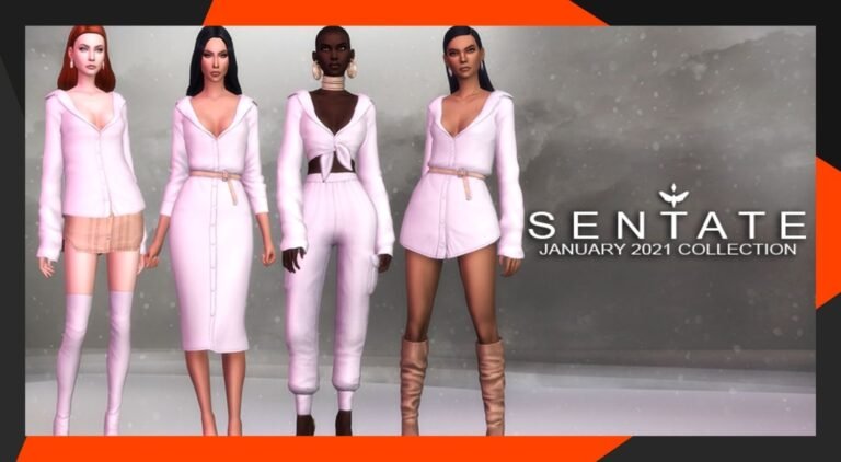 CC: Colección January 2021 por Sentate en Los Sims 4