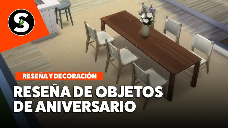 Los Sims 4: Reseña y decoración de objetos nuevos de aniversario (Retrasmisión de directo)