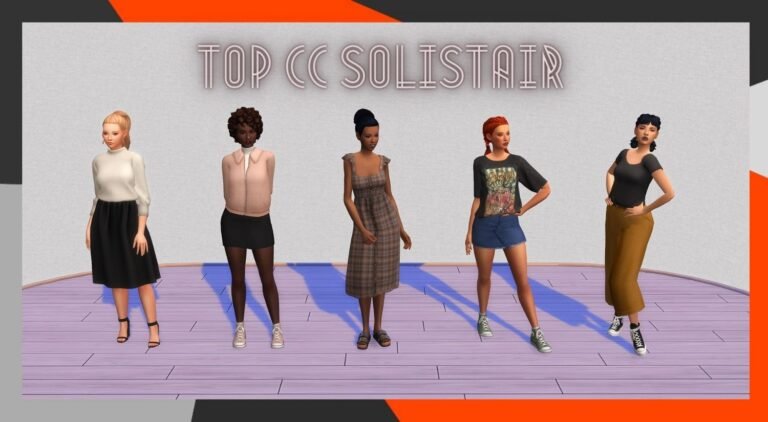 CC: Prendas para tus sims creadas por Solistair en Los Sims 4.