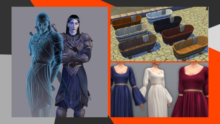 CC: Viaja al medievo en el armario de tus Sims