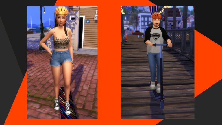 Mods: Skateboard & Scooter Mod en Los sims 4