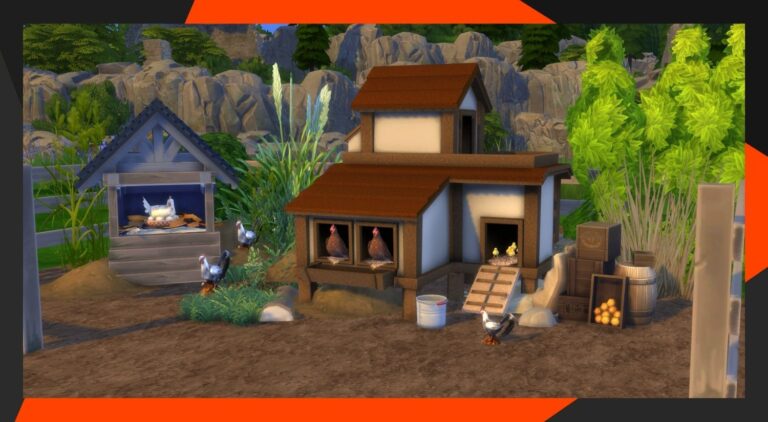 Mod: Gallinero funcional para Los Sims 4