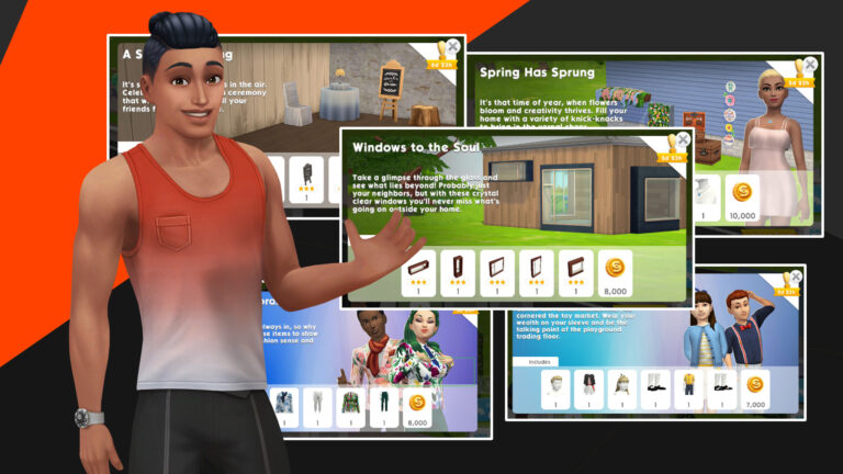 10 nuevos packs de accesorios llegan en abril, mayo y junio a Los Sims Móvil