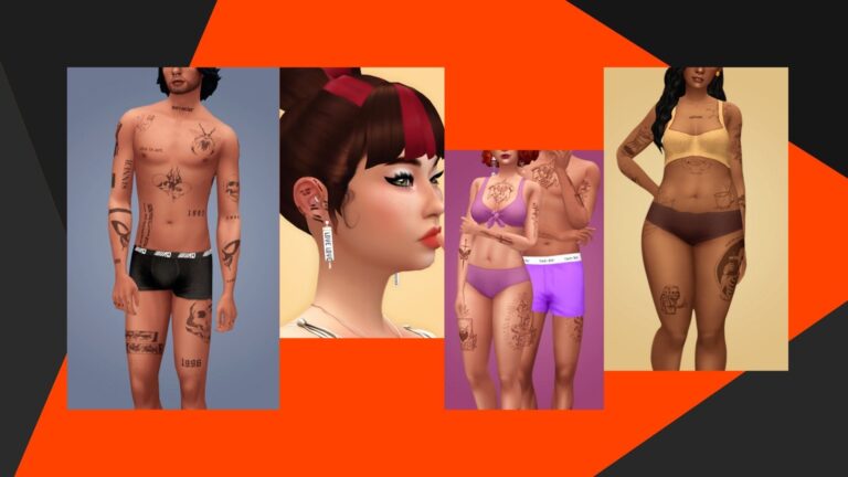 CC: Tatuajes para tus sims en Los Sims 4.