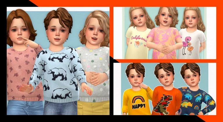CC para infantes de la creadora Lillka para Los Sims 4
