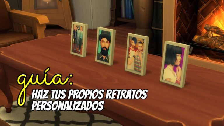 Guía: Cómo poner tus propias fotos en los retratos de Los Sims 4