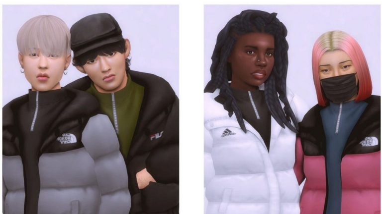 CC: Solstice Jacket por Nucrests para Los Sims 4
