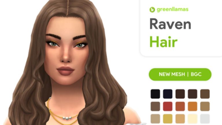 CC: Nuevo peinado por Greenllamas ”Raven”