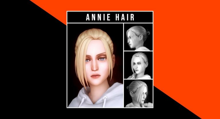 CC: Annie Hair en Los Sims 4