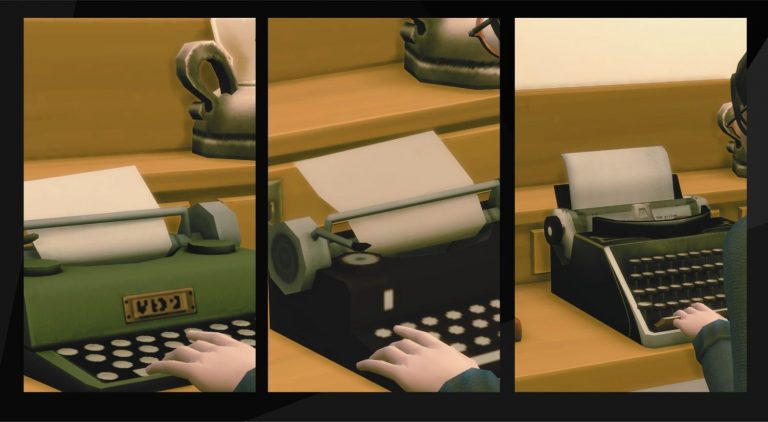 Mod: Las máquinas de escribir funcionales llegan a Los Sims 4