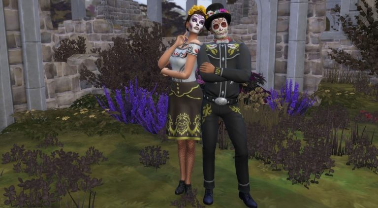 Celebra Halloween y Día de Muertos en Los Sims 4