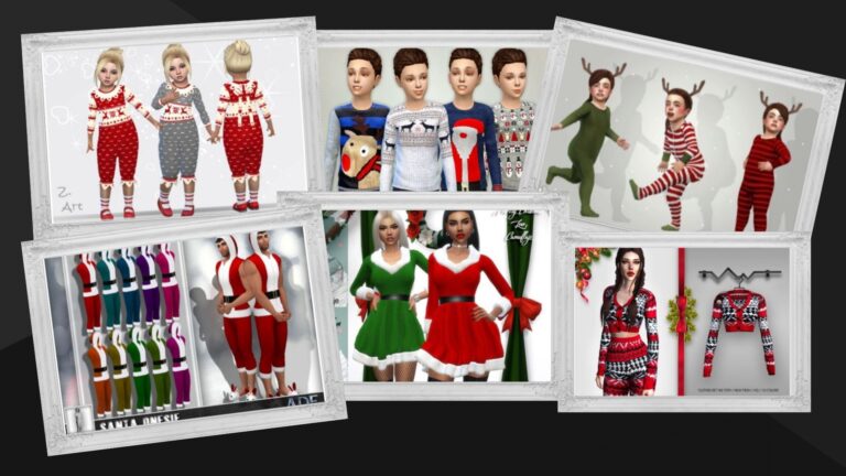 CC: Prepara a tus Sims para Navidad, recopilación CC para los Sims 4