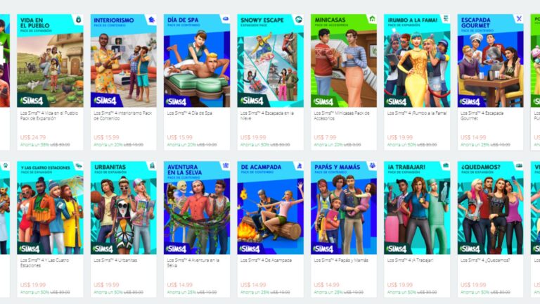 Ofertas en Los Sims 4 todos los packs para PC/MAC en Origin
