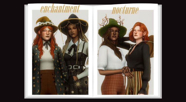 CC: “Enchantment” y  “Nocturne” conviértete en la mejor bruja sin dejar de ser aesthetic en Los Sims 4