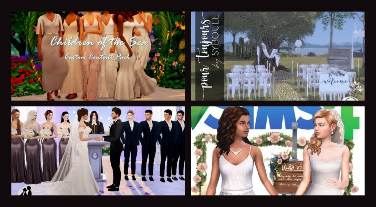 CC: Mi gran día perfecto recopilación de CC para Los Sims 4