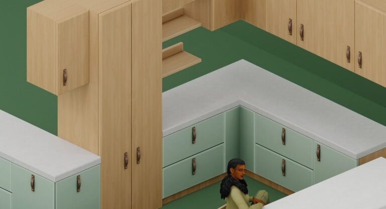 CC: ”Sol Kitchen” por Myshunosun en Los Sims 4