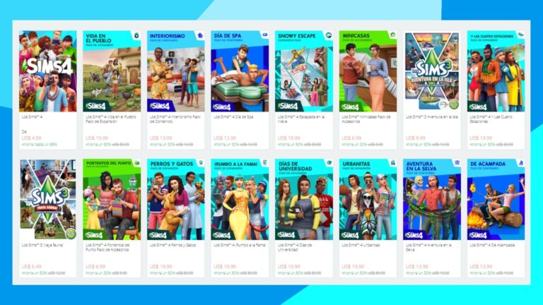 Ofertas de Verano en DLC de Los Sims 4