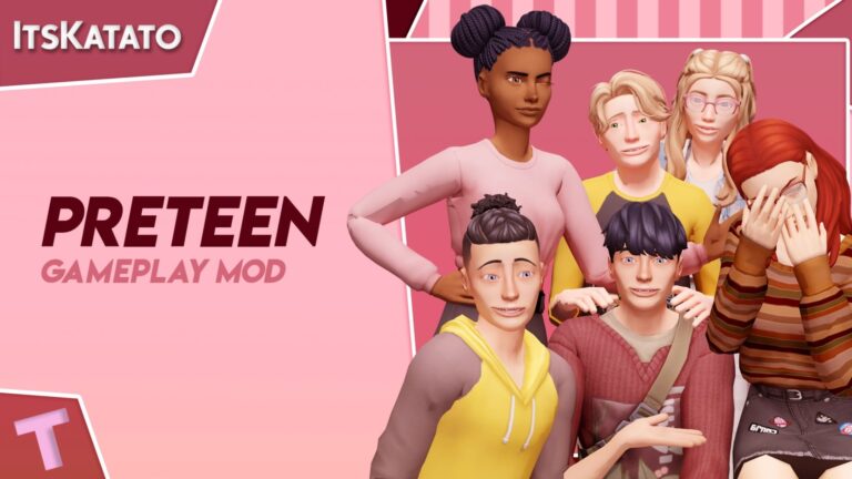 Mod: Pre-Adolescentes en Los Sims 4 (por ItsKatato)