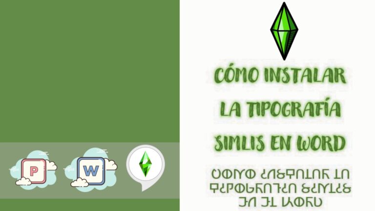 Tutorial: Añade tipografías estilo Simlish a tu computadora
